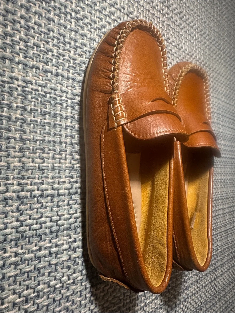 Elephantito Brown Leather Kids Moccasins